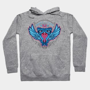 Pinstriped Owl Hoodie